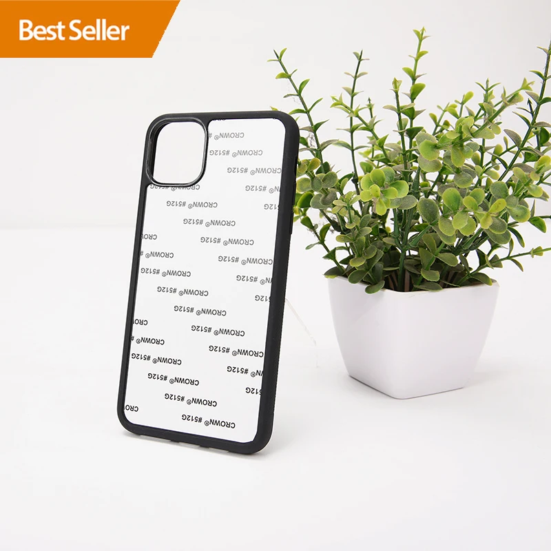 

wholesale high quality 2d sublimation case Print photo blank rubber cases for iPhone12 pro max phone case, Black blank