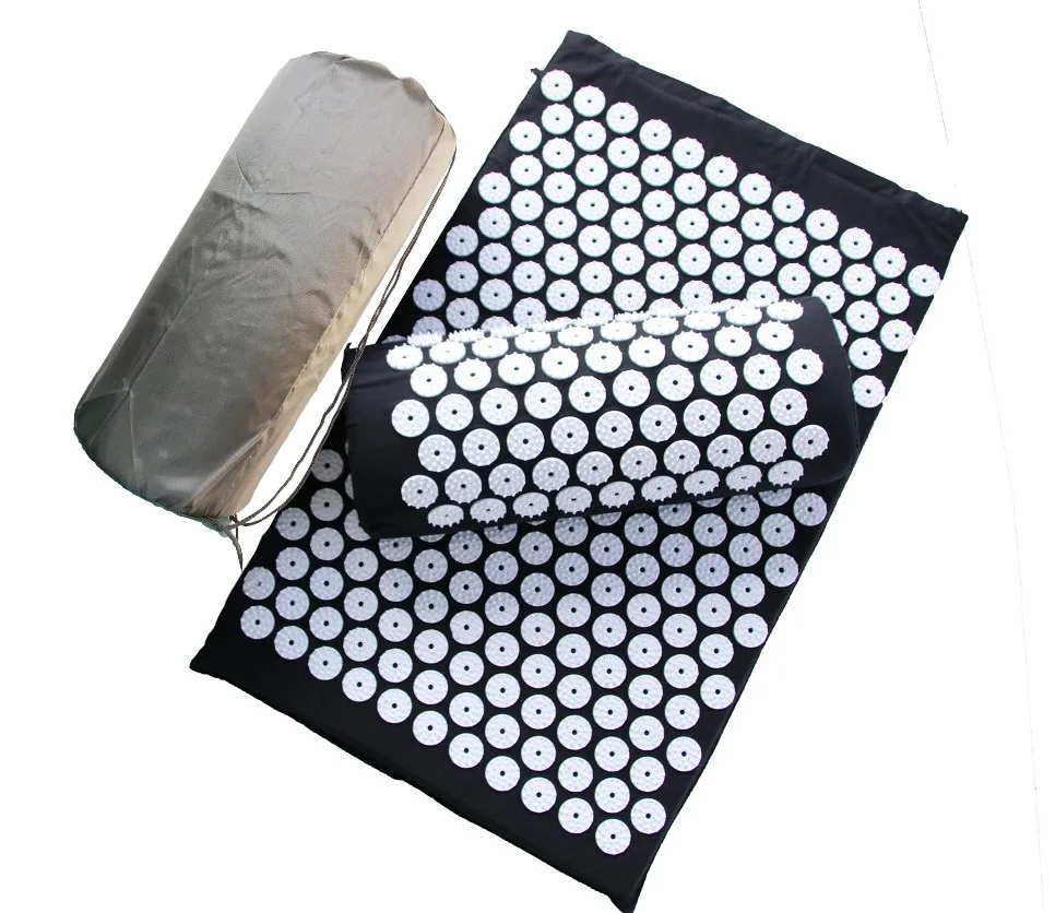 

Massager Cushion Massage Yoga Mat Relieves Stress Acupressure, Purple,blue,green,grey,black