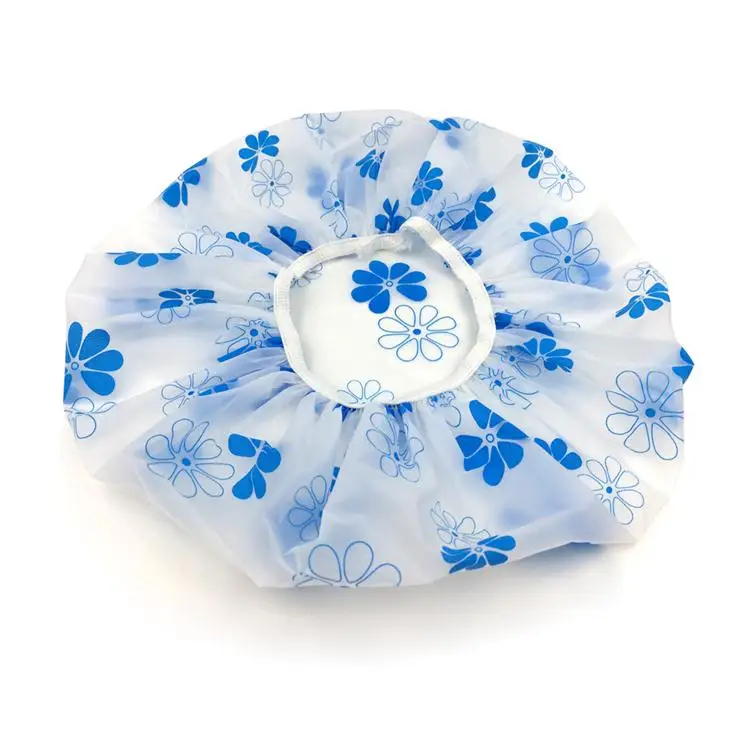 
Flower Printing Reusable Pretty eco friendly shower Shower Cap 