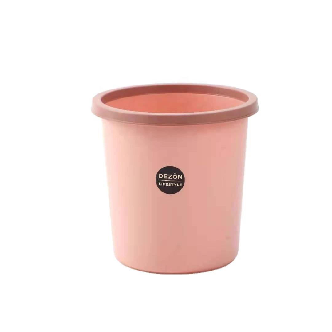 

Manufacture Wholesale Durable Indoor PP Plastic Rubbish Bin Trash Waste Can with Fixed Sleeve