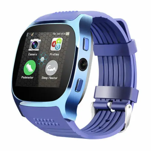 

Amazon Hot sale T8 Sports Smart Watch fitness With Camera Wrist watches smartwatch Support SIM Card for iphone for samsung, Black / blue / white