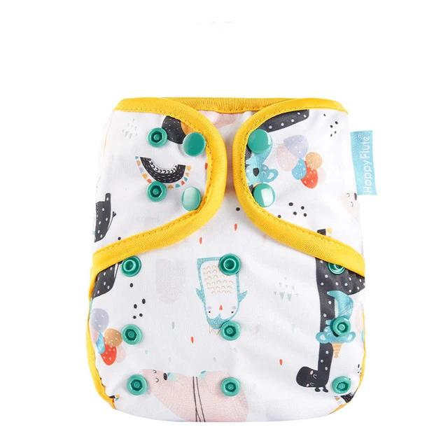 

100 % Waterproof PUL Baby Reusable Cloth Diaper Cover Leak-guard Newborn Nappy Cover With Double Gussets