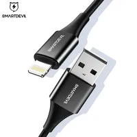 

SmartDevil Double Braided Nylon USB to Lightning Compatible MIF Cable certification charging syncing cable for Apple iphone