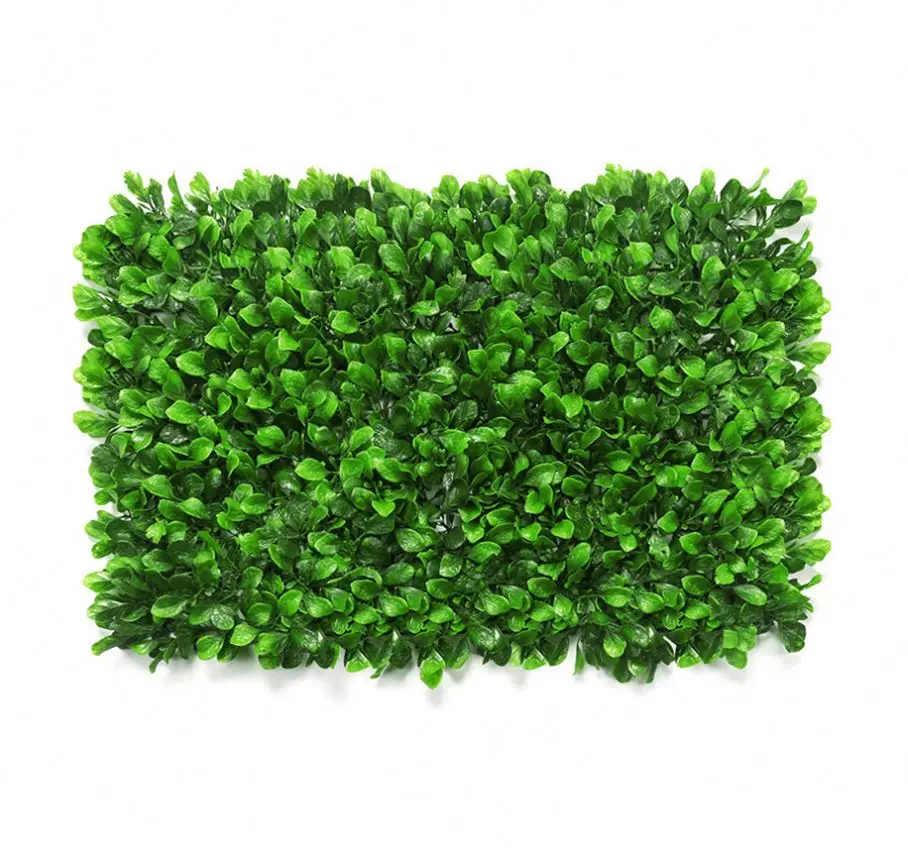 

OEM green Artificial plants green leaf wall panels, As picture