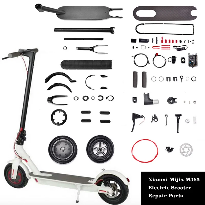 

Xiaomi M365 Spare Parts for Electric Scooter M365 PRO Xiaomi Scooter Repair Parts, Black/white