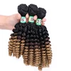 bundle set synthetic pack Wholesale three bundles synthetic hair high temperature synthetic hair bundle set
