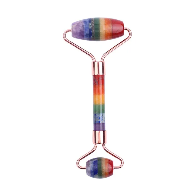 

100% natural color jade facial roller facial massager anti aging slimming face Jade Facial roller, Pink