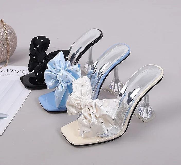 

Hot Sale New Design Bowknot Princess Ladies Fancy Hills Shoes Women High Heels for Ladies Wedding Party