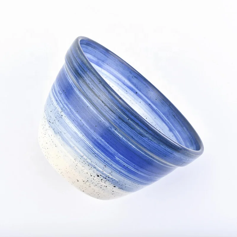 4 Wicks Ceramic Candle Vessel For Hotel