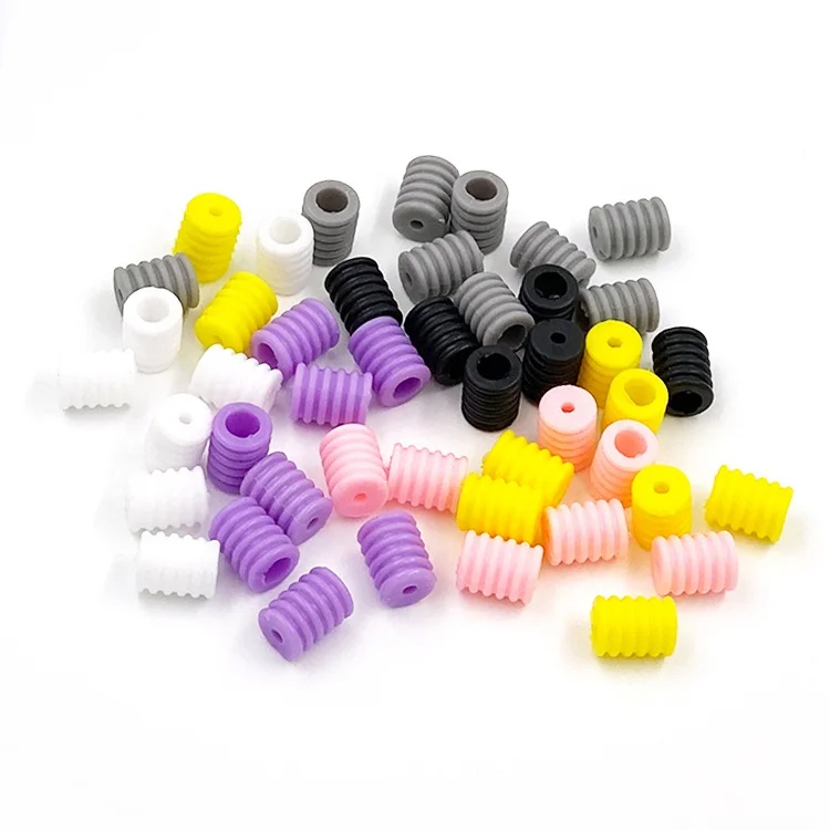 

Round elastic stopper Silicone Adjustable Cord Lock Buckle, White,balck,blue,pink,customized