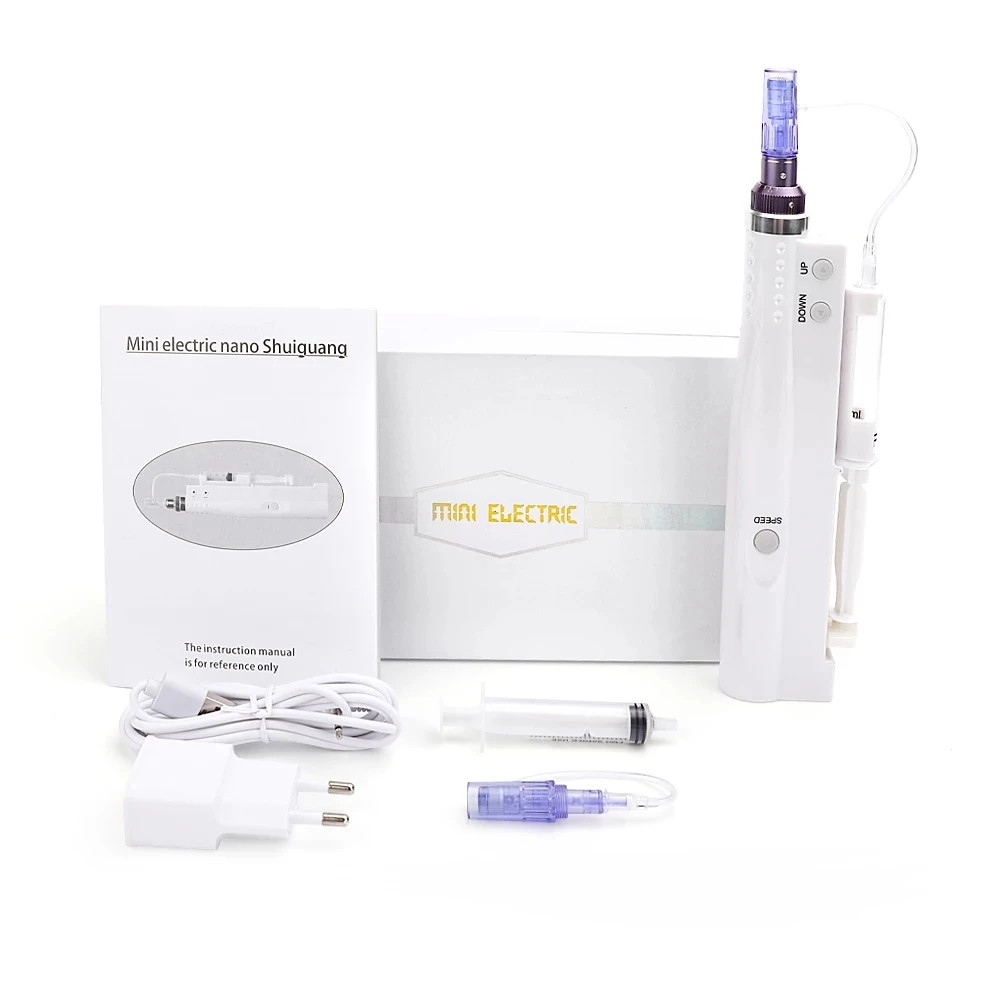 

Wholesale wireless Mini mesotherapy gun derma meso pen with high quality filling hyaluronic pen Hyaluronic injection pen