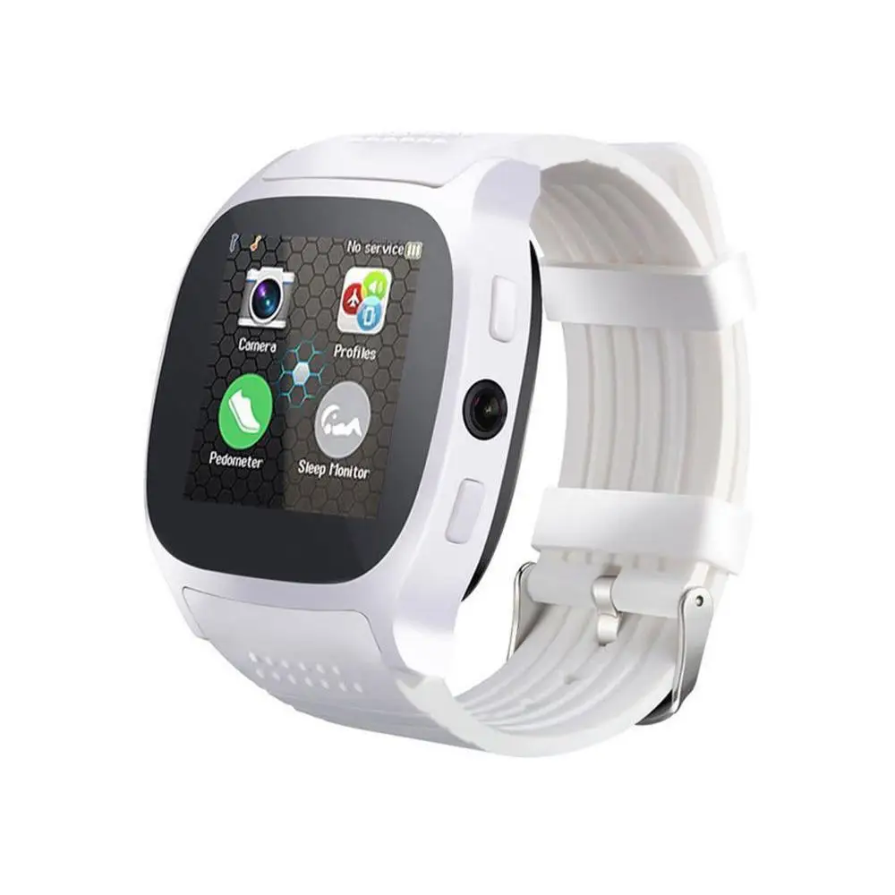 
T8 Bluetooth Smart Watch With Camera Facebook Whatsapp Support SIM TF Card Call Sports Smartwatch For Android Phone PK Q18 DZ09 