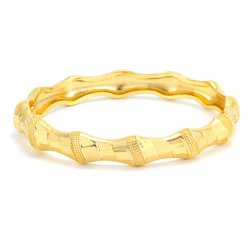 

Fahion Jewelry Gold Plated bamboo shape Bracelet For Women