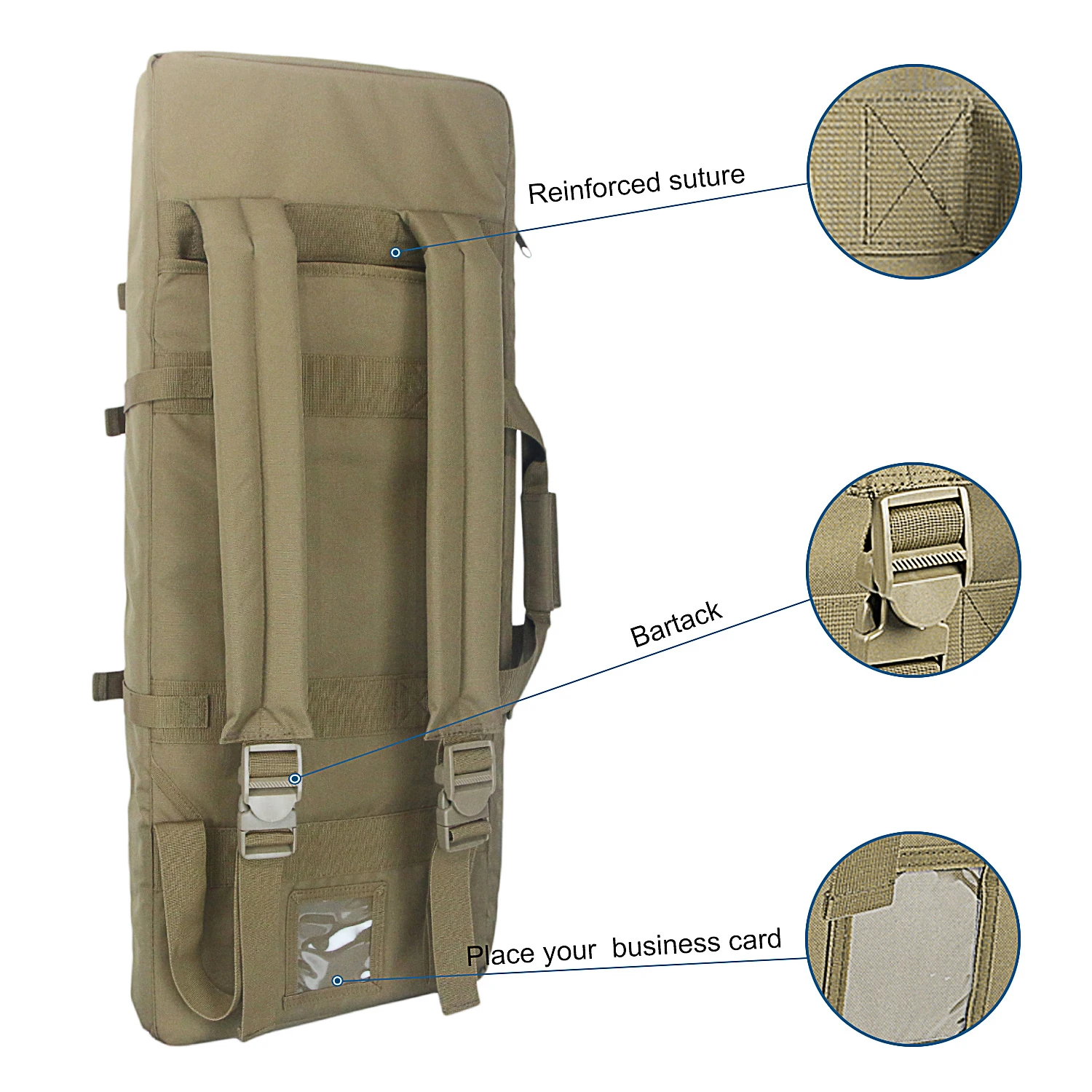 

In Stock 32 inch Tactical Dual Rifle Carry Bag with Shoulder Strap Waterproof Military Airsoft gun bag, Khaki-gun bag
