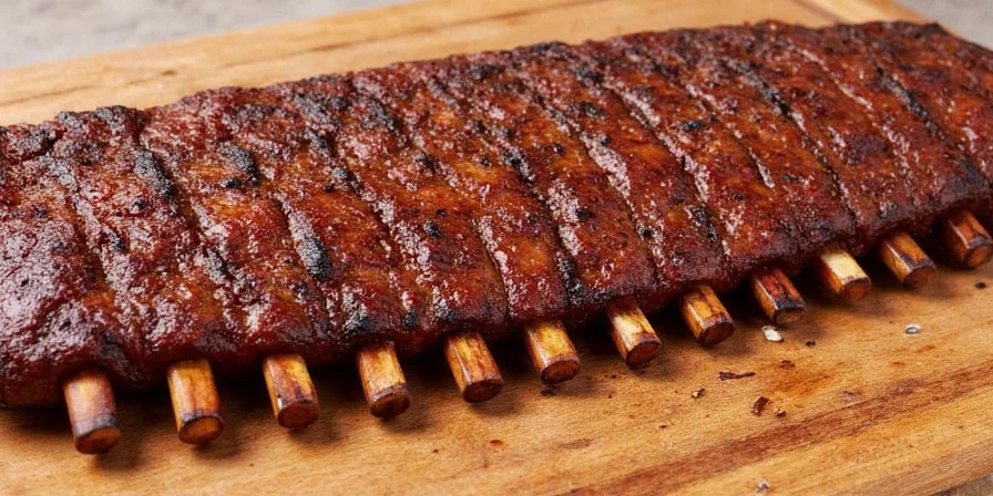 Ribs smoking timeline infographic