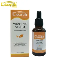 

CRAZYLIFT Vitamin C Whitening Serum Hyaluronic Acid Face Cream & Vitamin E - Organic Anti-Aging Serum for Face Eye Treatment