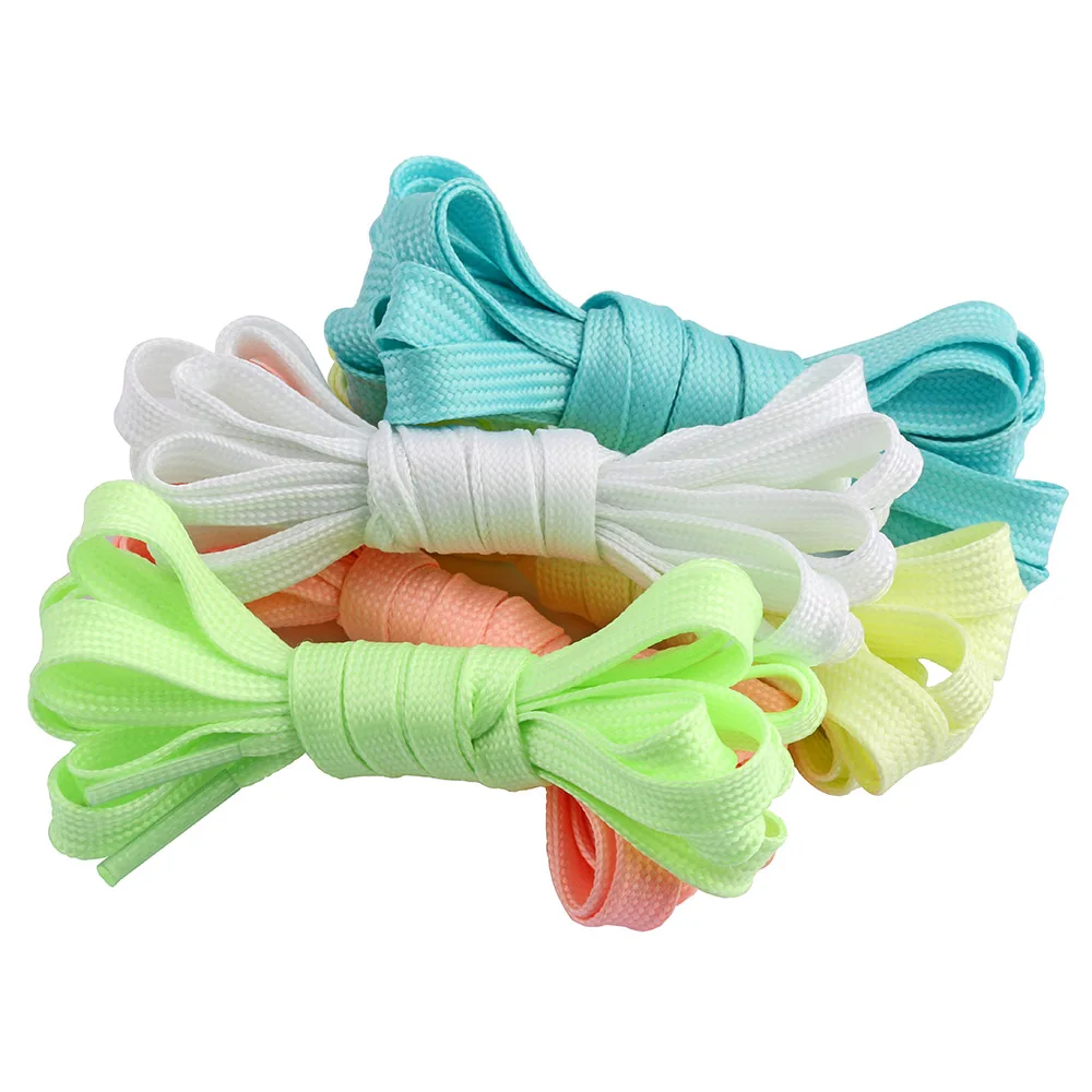 

Cool Luminous Shoestring Fashion Glowing Shoelaces Luminous Shoe laces 100cm