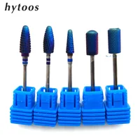 

HYTOOS Blue Carbide Nail Drill Bit 3/32" Milling Cutter for Manicure Rotary Burr For Nail Drill Manicure Pedicure Tools