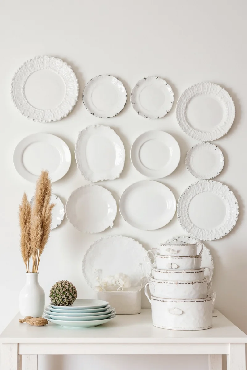Seasonal wall plates decor