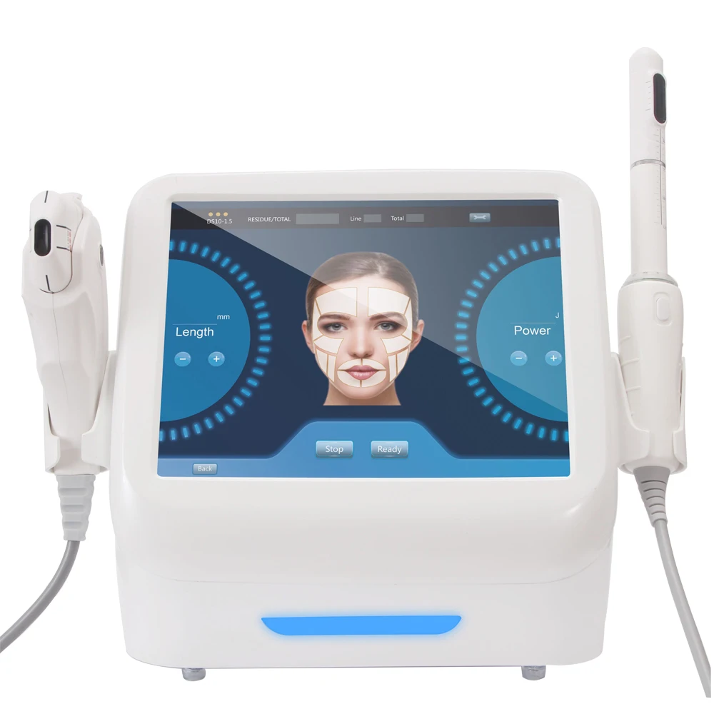 

AS-HF-DUO hifu vaginal tightening treatment machine,vagina wrinkle removal machine, White