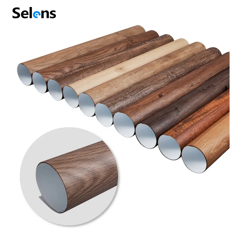 

Selens 60x90cm PVC Vinyl Waterproof Photography Backdrop Wood Retro Vintage Background for Food Product Props Photo Shooting, Avaliable