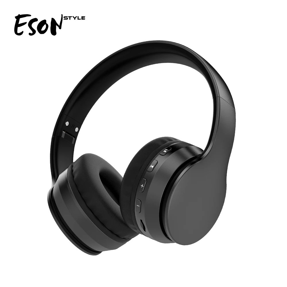 

Eson style over ear headphones shenzhen unique Home Phone Build in Mic Bluetooth V5.0 Stereo Wireless Headphone