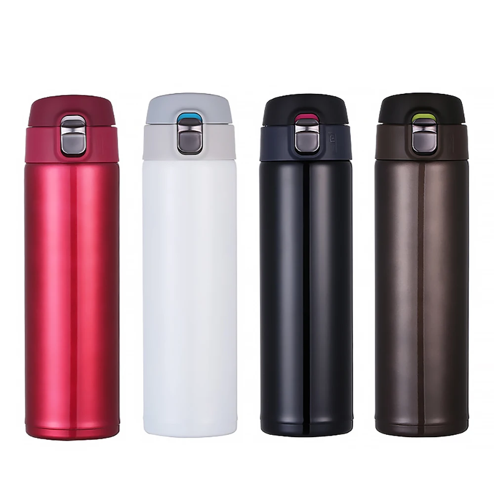 

Portable Thermos Mug Stainless Steel Vacuum Flasks Thermo Cup For Car Water Bottles 500ml, White, black, brown, purple