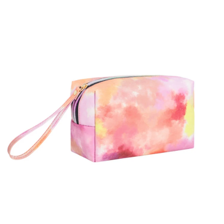 

2021 New Arrival Trousse De Maquillage Pu Leather Toiletry Bag Portable Clutch Bag Colorful Cosmetic Storage Bags