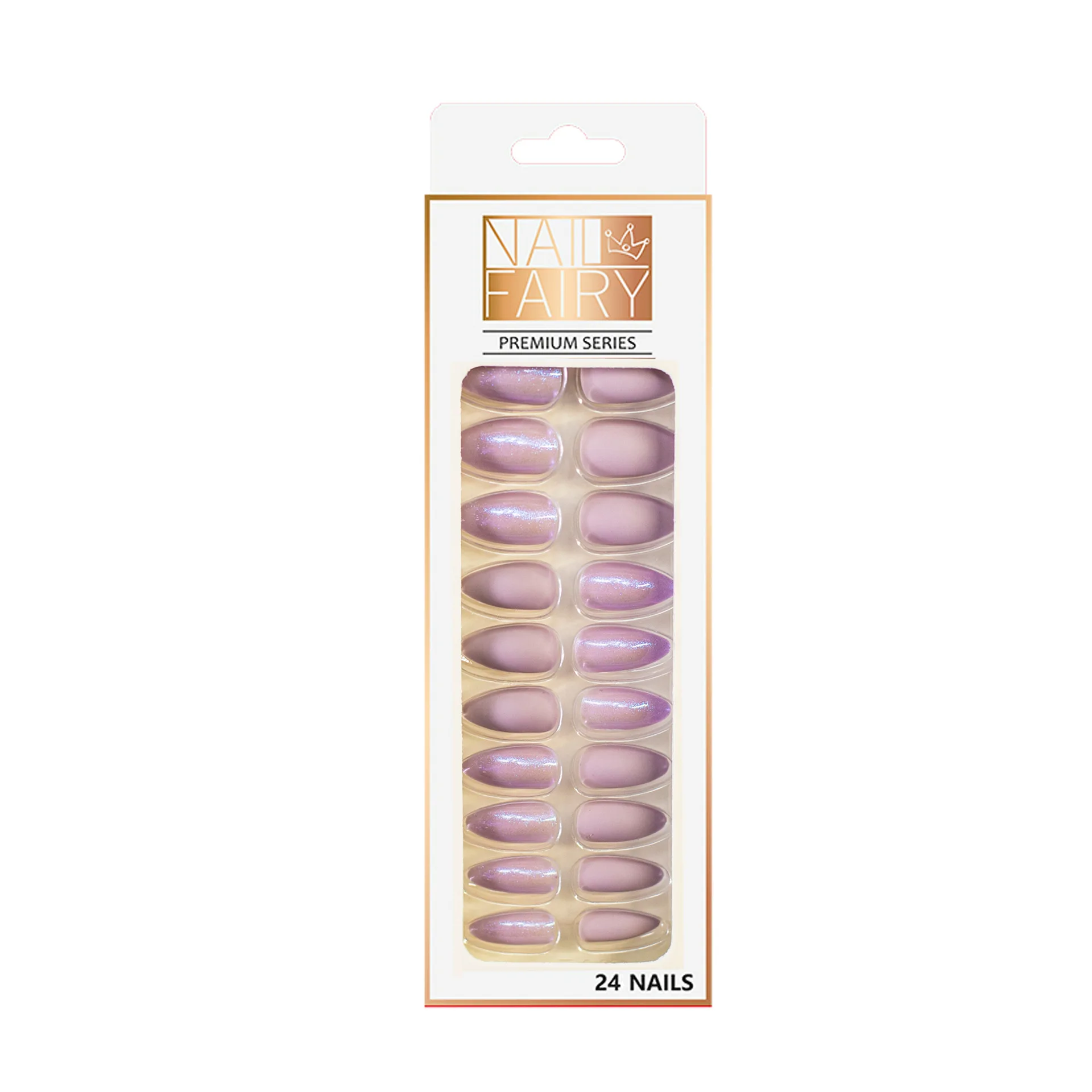

2021 hot sell Nails ,Press on Nails Full Cover Stick on 24 pcs Nails Art sets, As picture