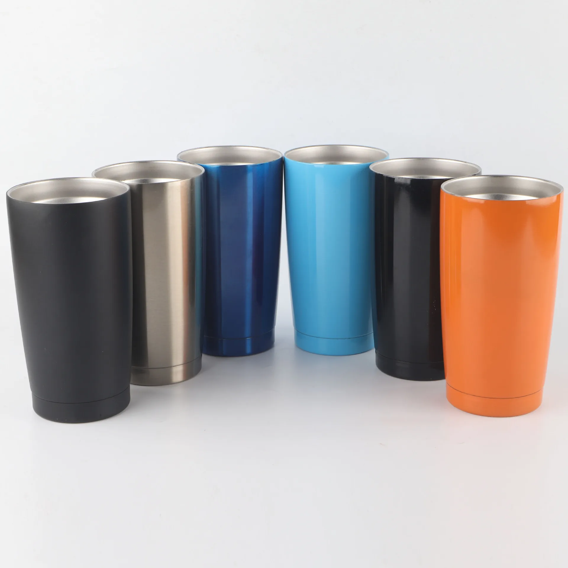 

2020 Customized High Quality 304 Stainless Steel Beer Mug Cup Double Wall Vacuum Flask Coffee Mug, Black/white/pink/green