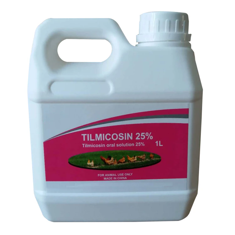 
Veterinary antibiotic Tilmicosin 25% oral liquid for poultry 