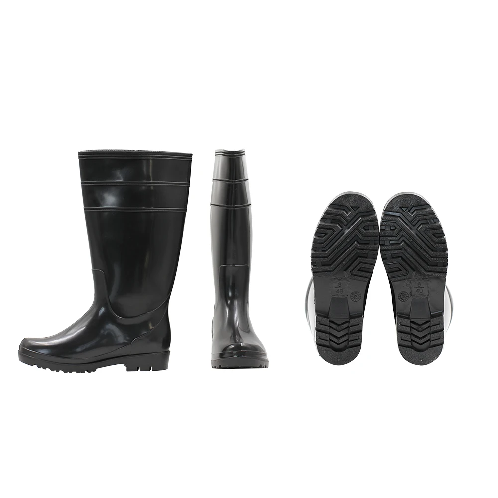 

PVC black workshop acid resistant safety boots, Requirement