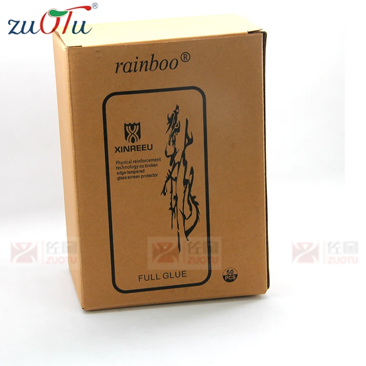 
Tuck Top Packaging Foot Pad Hot Selling 7plus Mobile Phone Toughened Glass Membrane Cardboard Fruit Slices Packing Box 