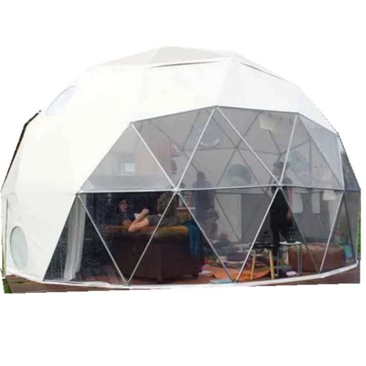 15m diameter Geo dome house canvas winter camping glamping rest dome tent