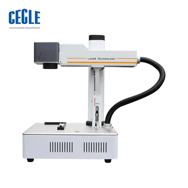 

Portable desktop fiber laser marking machine for metals