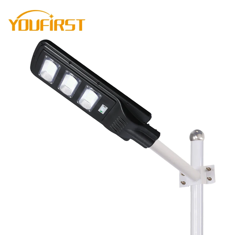 Motion sensor ABS smd waterproof ip65 60w integrated all in one solar led street light