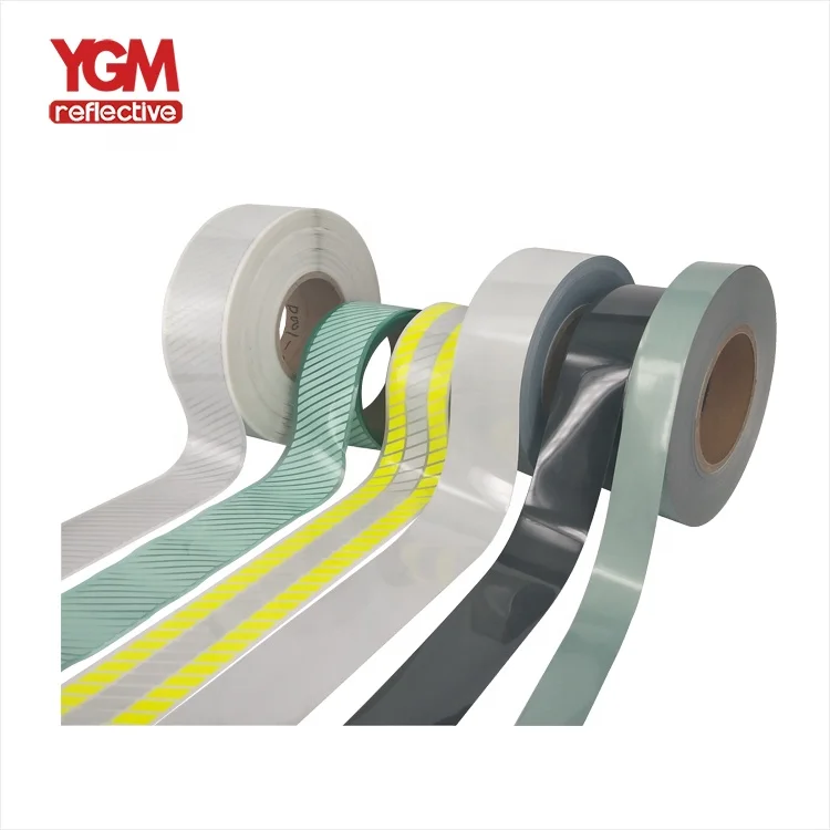 
High visibility custom pet adhesive rainbow reflective heat transfer printing film vinyl 