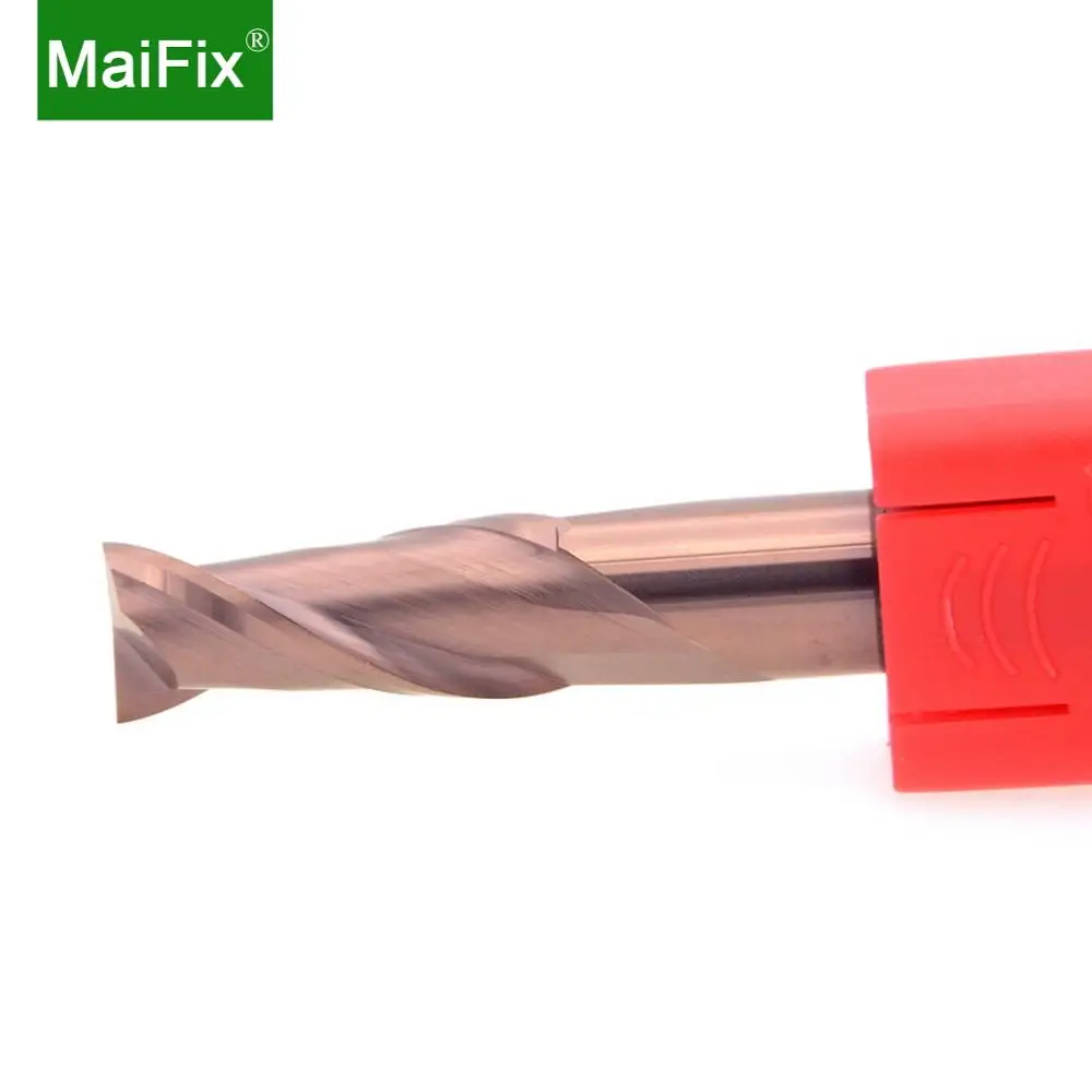 

Maifix 2 Flute HRC60 2mm 3mm 4mm 100L Cutting CNC Lathe Milling Cutter Alloy Carbide Milling Tungsten Steel End Mill