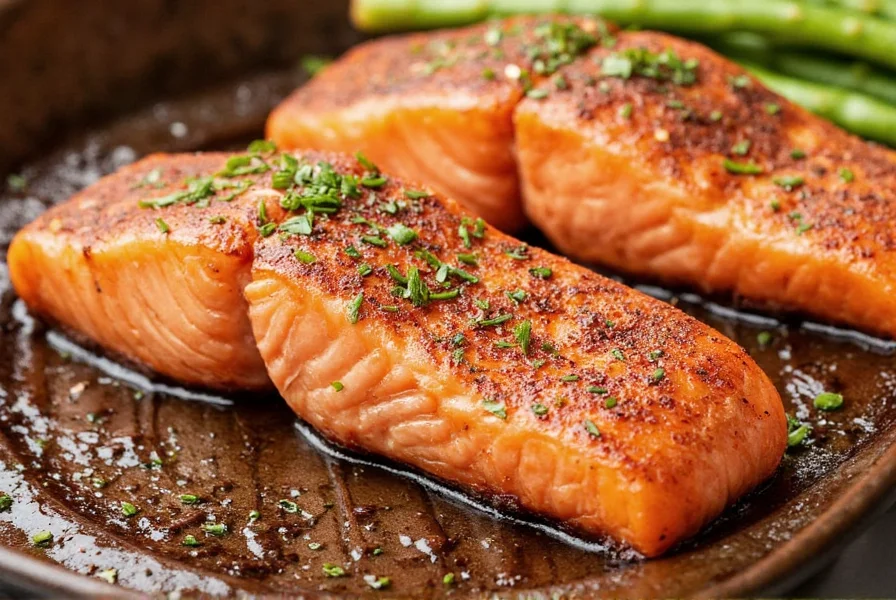 Assorted spices suitable for salmon