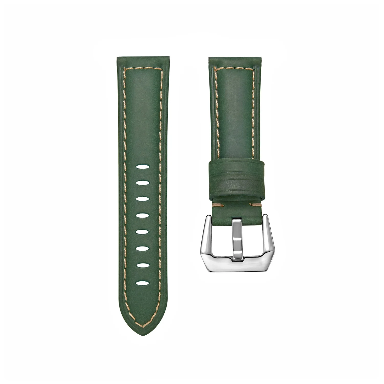 

Wholesale genuine cowhide leather watch strap for Samsung S3, Huawei GT2 with 20.22mm smart strap