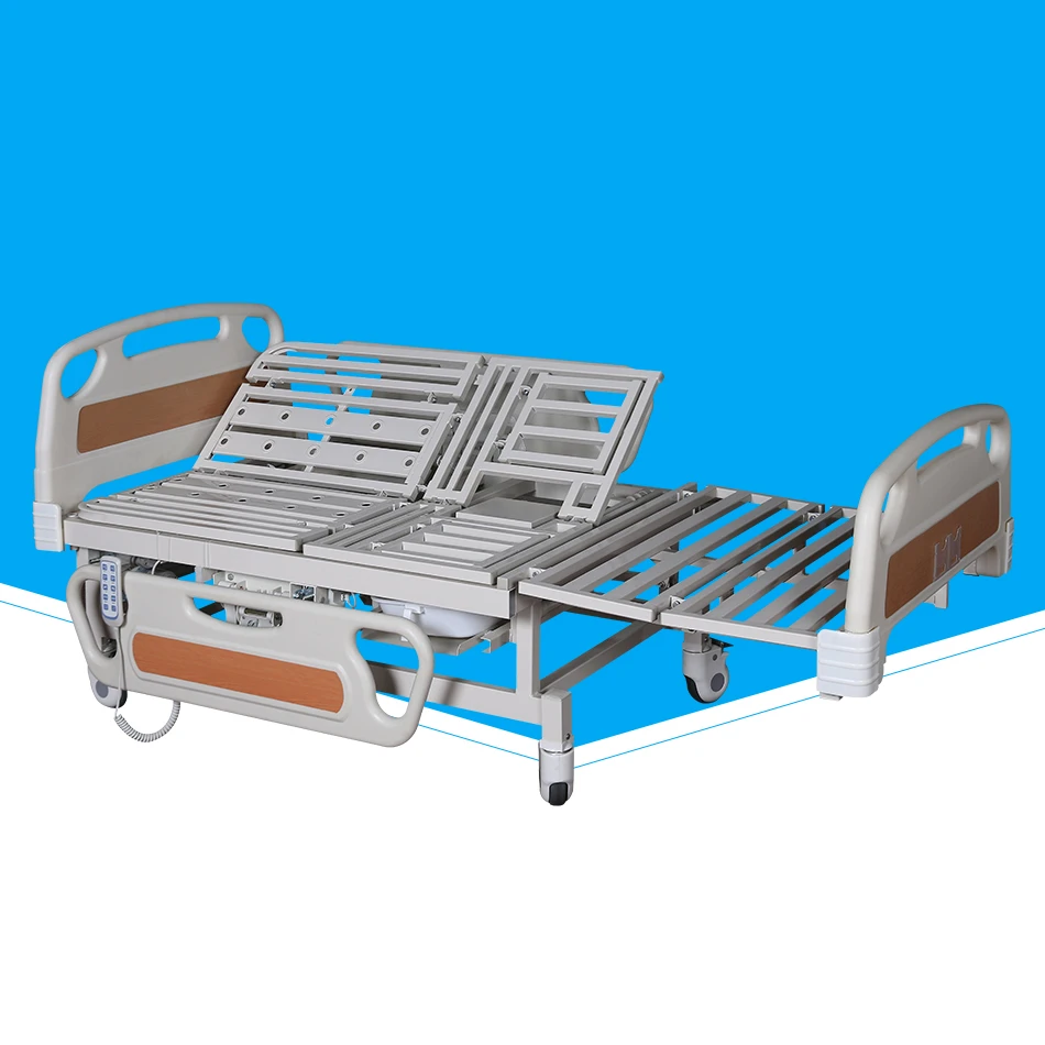 
Luxury hospital nursing electric bed guardrail curved hospital bed 