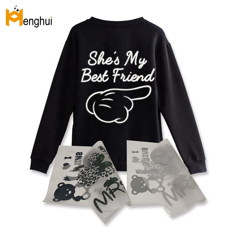 

HHL101 high quality heat transfer film cutting high light reflective sticker with cheap price