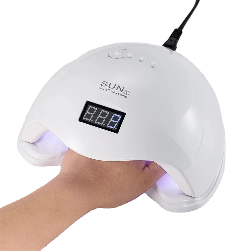 

Nail Lamp 48W Uv Led Lamp Gel Polishing Dryer White High Quality Nail Dryer high quality uv led nail lamp, White pink green