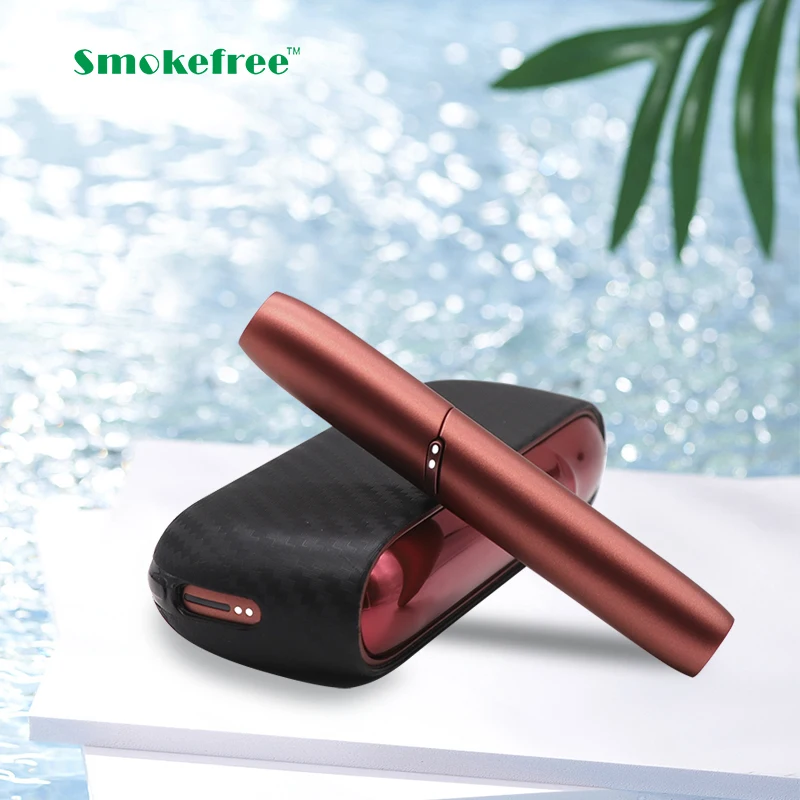 

Blue soft cover TPU material e-cigarette case Scrambled pattern case for use with IQOS, Black,brown,blue...