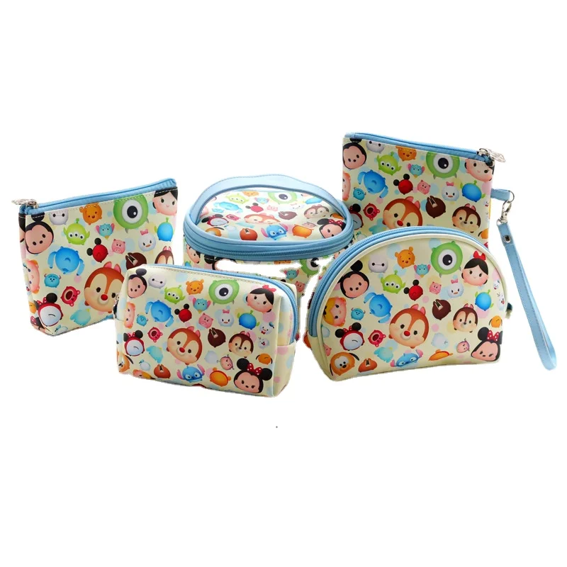 

Disney Cartoon Logo Promotional Portable Cosmetic Bag Small Packing Make Up Case Bag For Ladies