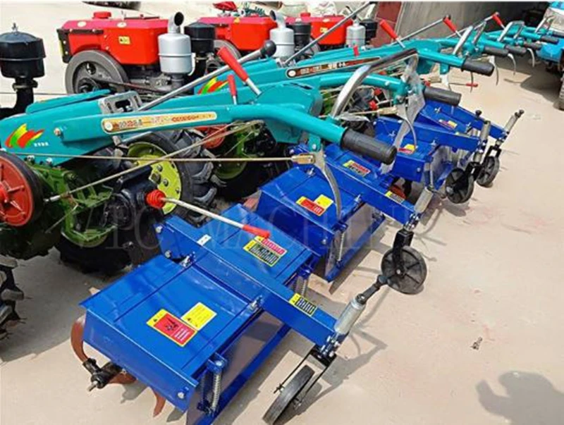 6hp Walking Tractor Farm Garden Rotary Tiller Tractor Power Tiller