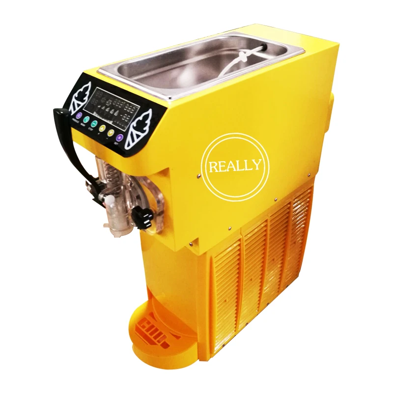 

automatic soft ice cream vending machine small model making machine commercial R134a, B/r/y customizable