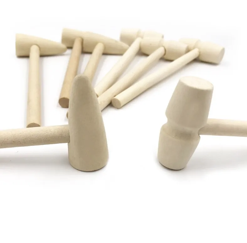 

Cake flat-headed Wooden mini hammer knocks mallet chocolate mold