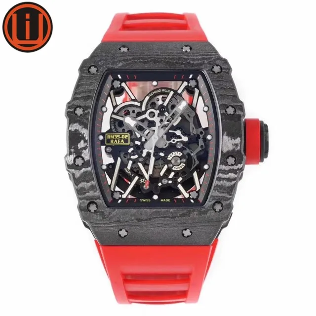 

Luxury Men Watch Wrist ETA Movement Carbon Fiber Case RM035 Mechanical Watches