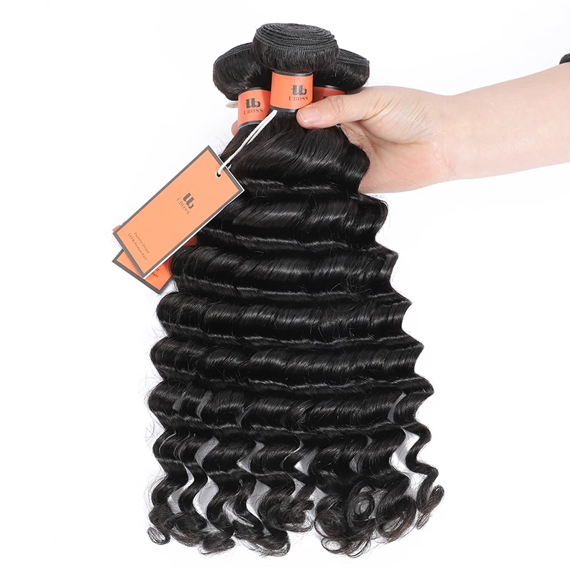 

Hot Selling Unprocessed Cuticle Aligned Virgin Brazilian Hair Loose Deep Hair Bundles